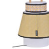 Baladeuse Singapour en cannage & lin naturel par Market Set