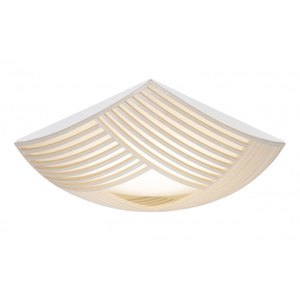 Plafonnier Kuulto au design scandinave en bois naturel par Secto Design