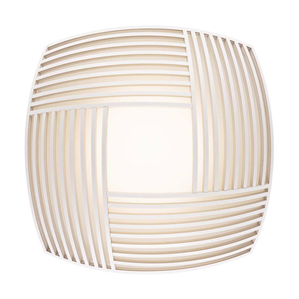 Plafonnier Kuulto au design scandinave en bois naturel par Secto Design