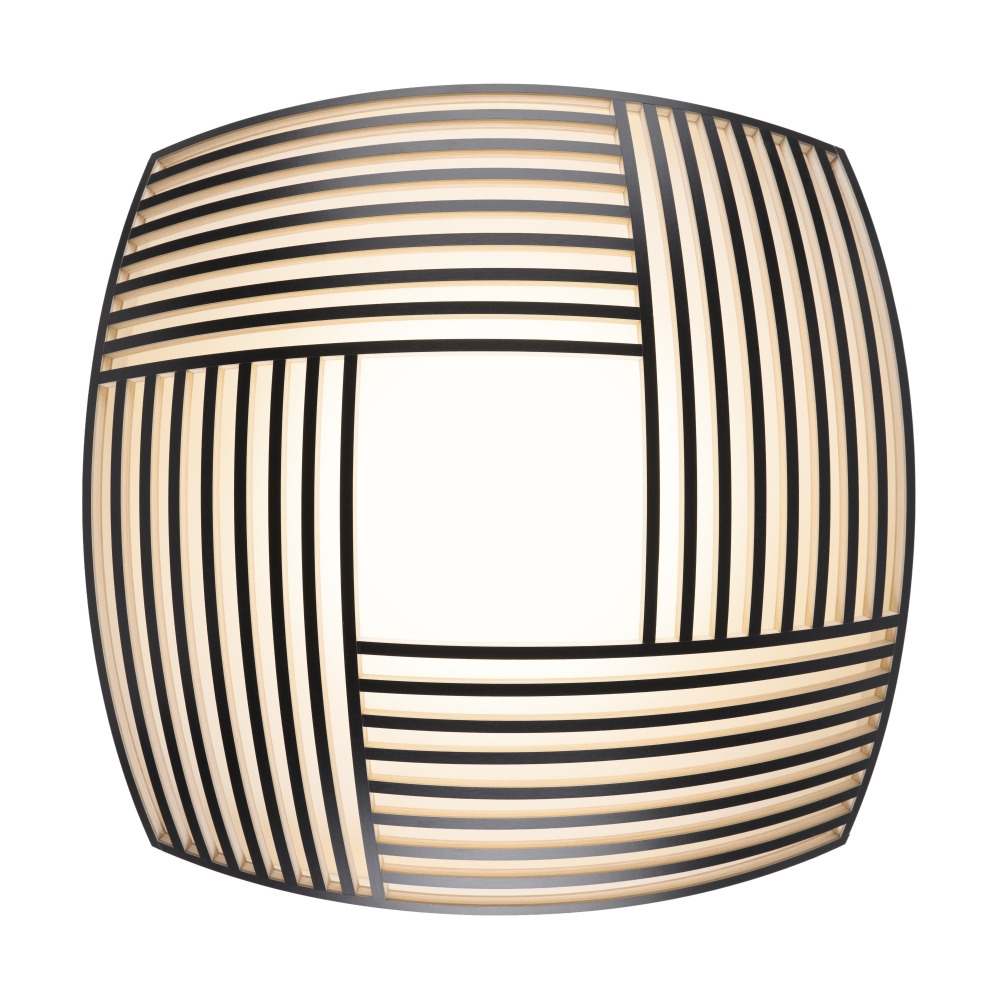 Plafonnier Kuulto au design scandinave en bois naturel par Secto Design