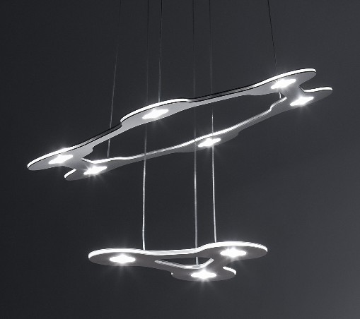 Suspension Flat Saturn Led
