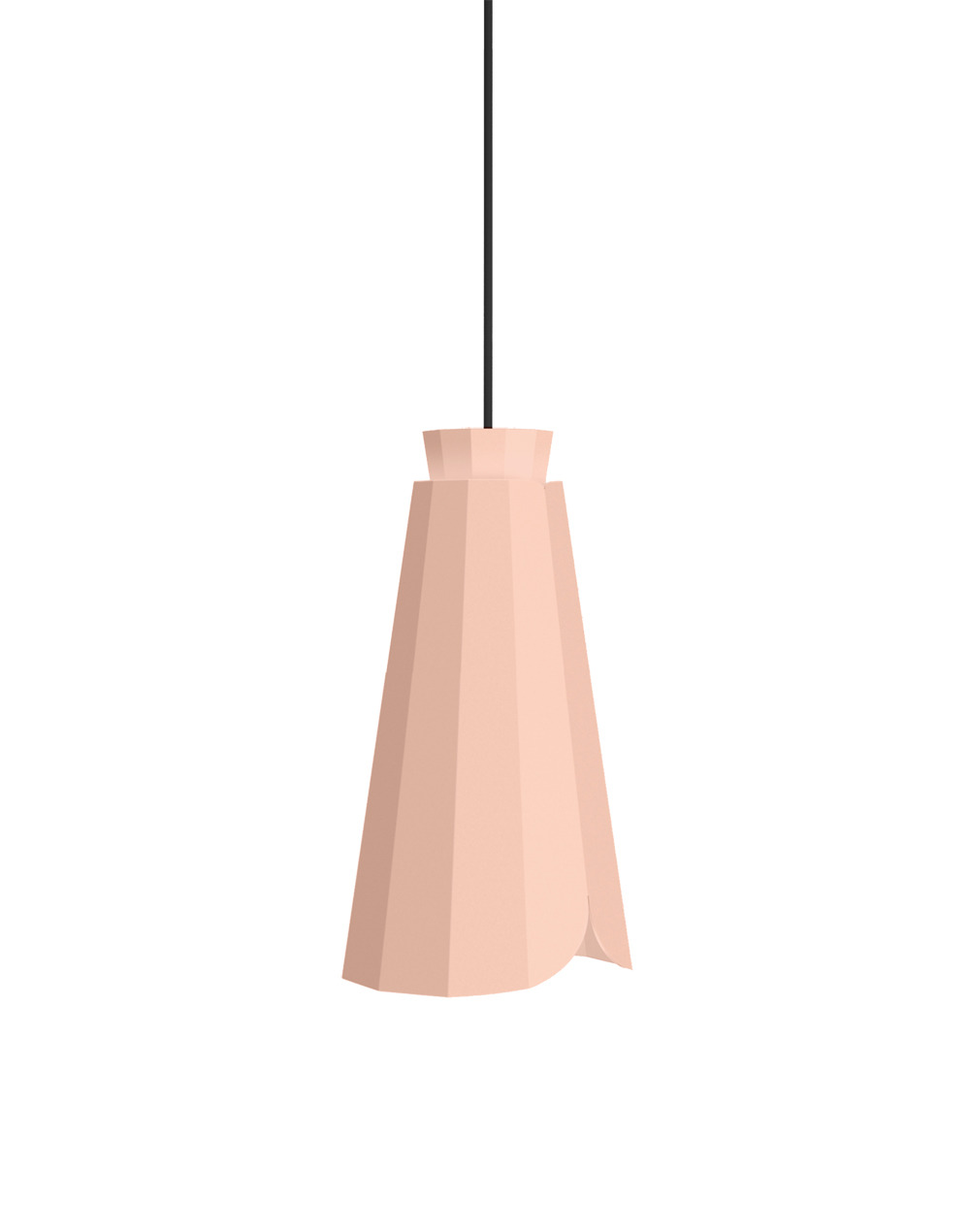 Suspension Ankara en acier avec assise en chêne par Constance Guisset x Matière grise