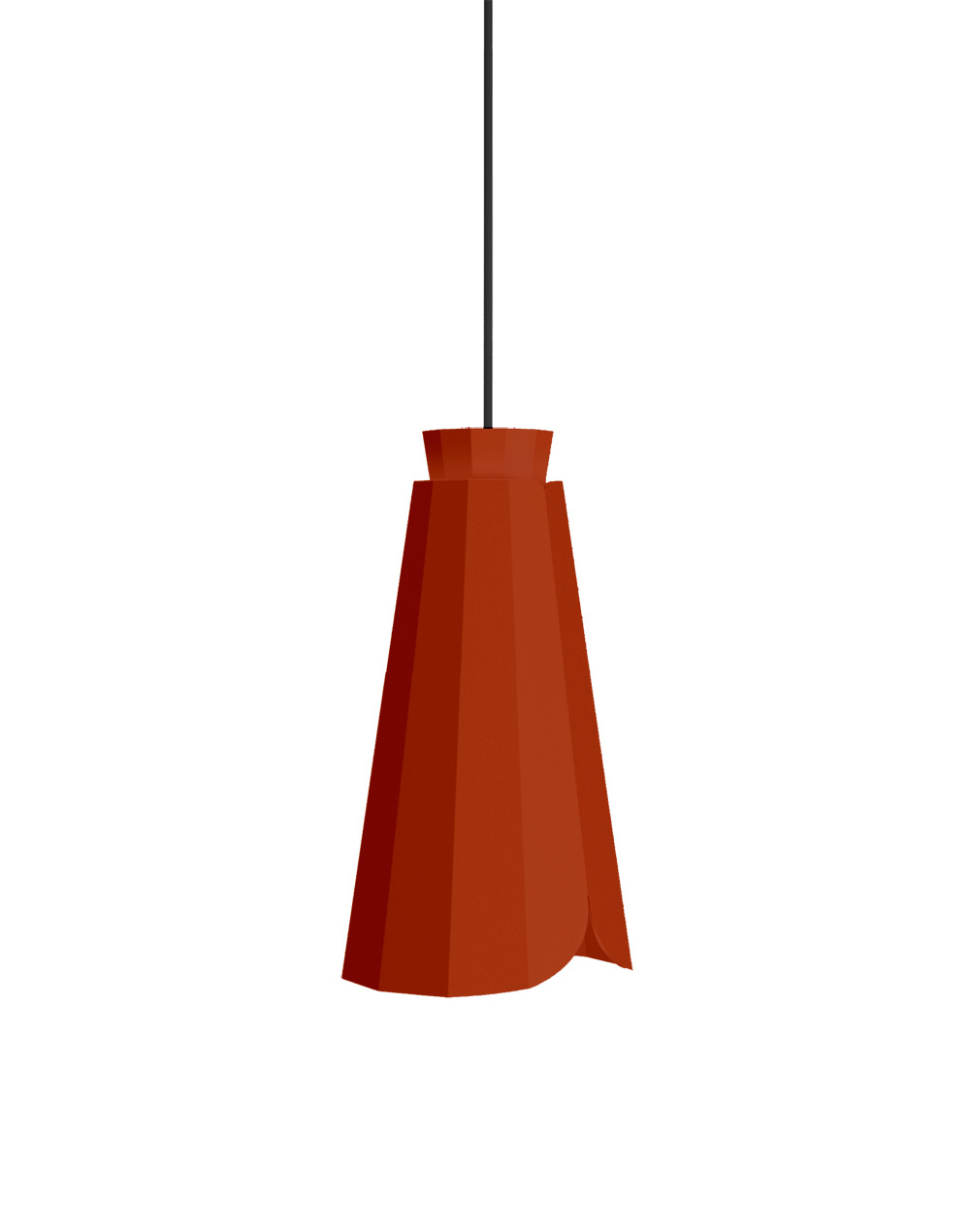 Suspension Ankara en acier avec assise en chêne par Constance Guisset x Matière grise