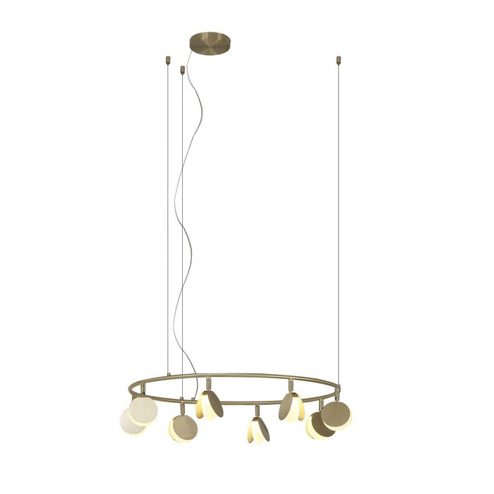Suspension Shell en métal au style contemporain par Polina KUZURMAN x Mantra