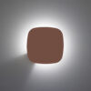 Applique / Plafonnier STEP aluminium carré angles arrondis 6 coloris par Giarnieri Light