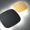 Applique / Plafonnier STEP aluminium carré angles arrondis 6 coloris par Giarnieri Light