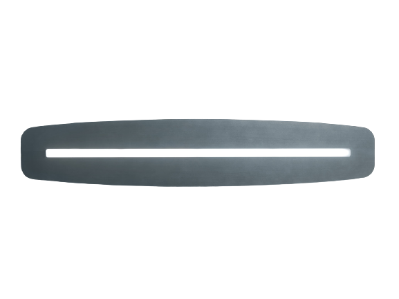 Applique / Plafonnier SURF aluminium carré angles arrondis 6 coloris par Giarnieri Light