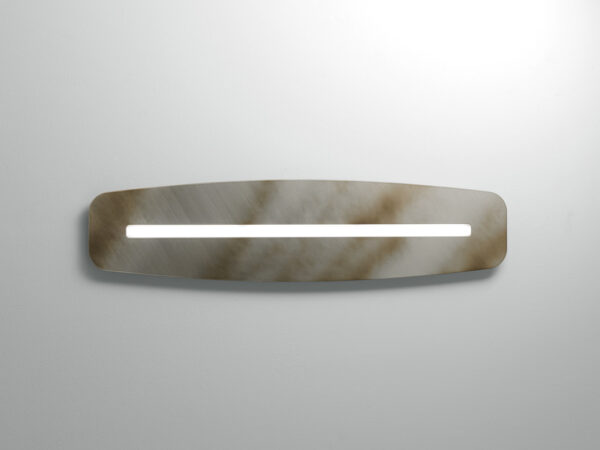 Applique / Plafonnier SURF aluminium carré angles arrondis 6 coloris par Giarnieri Light
