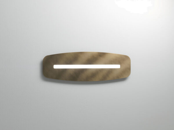 Applique / Plafonnier SURF aluminium carré angles arrondis 6 coloris par Giarnieri Light