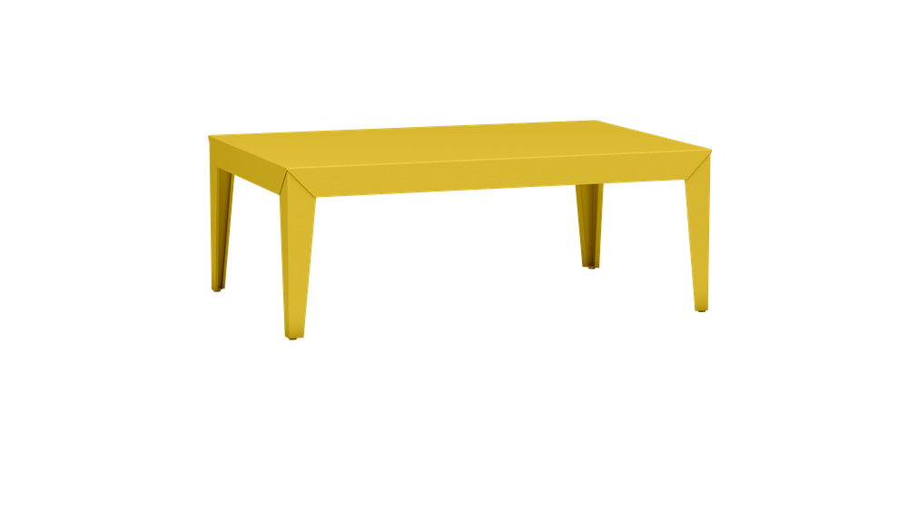 Table basse rectangulaire Zef par Luc Jozancy x Matière grise