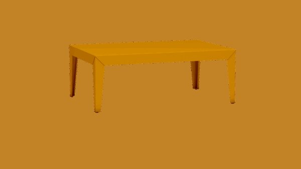 Table basse rectangulaire Zef par Luc Jozancy x Matière grise