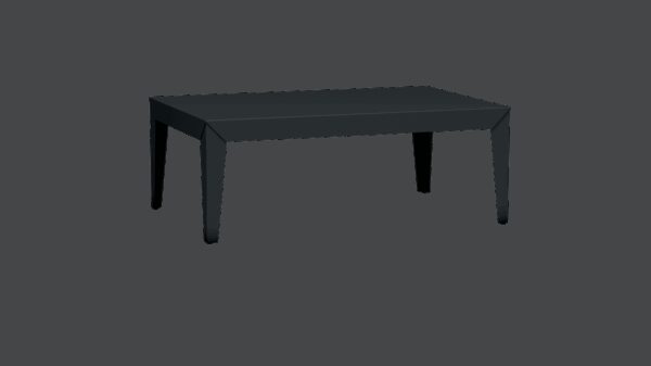 Table basse rectangulaire Zef par Luc Jozancy x Matière grise