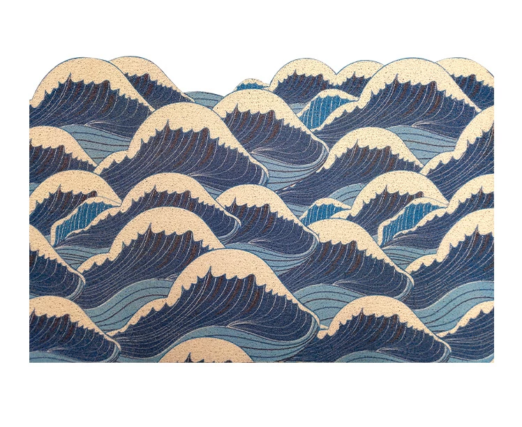 Tapis / Paillasson Kyoto au style japonais en pvc antidérapant