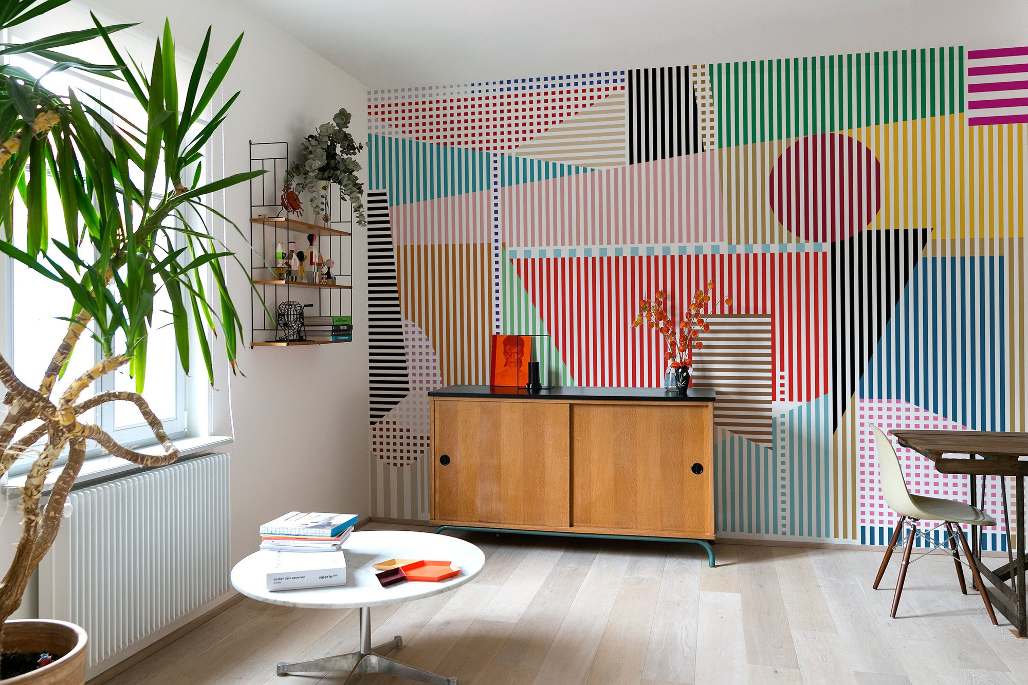 Papier peint design Diabolo prêt-à-poser par Bien fait Paris