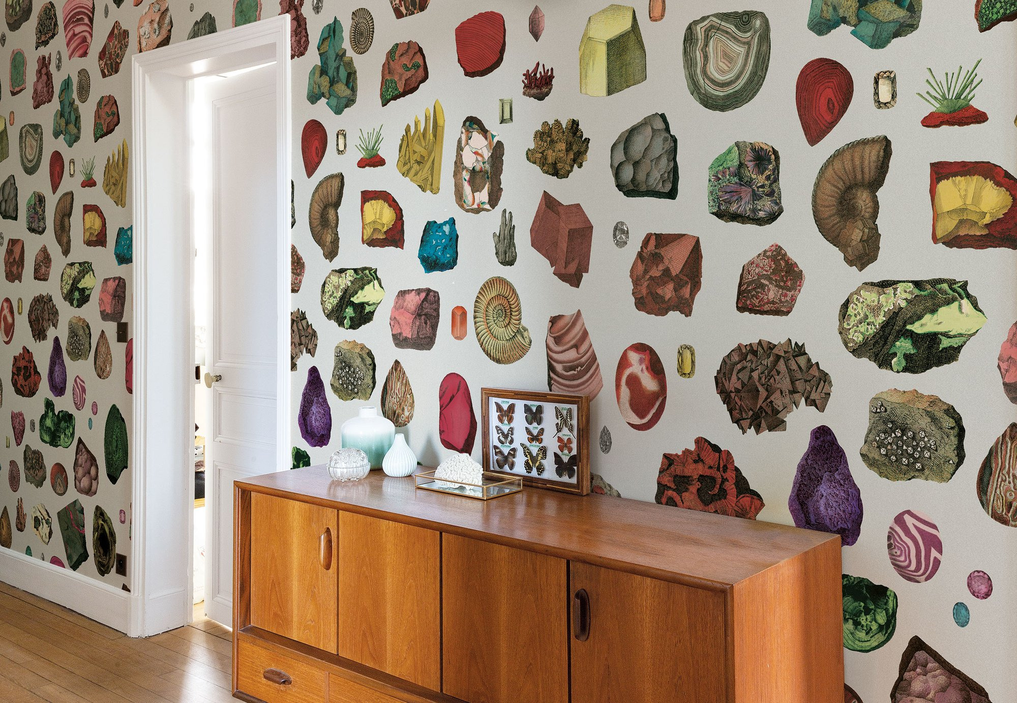 Papier peint design Crystals prêt-à-poser par Bien fait Paris