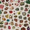 Papier peint design Crystals prêt-à-poser par Bien fait Paris