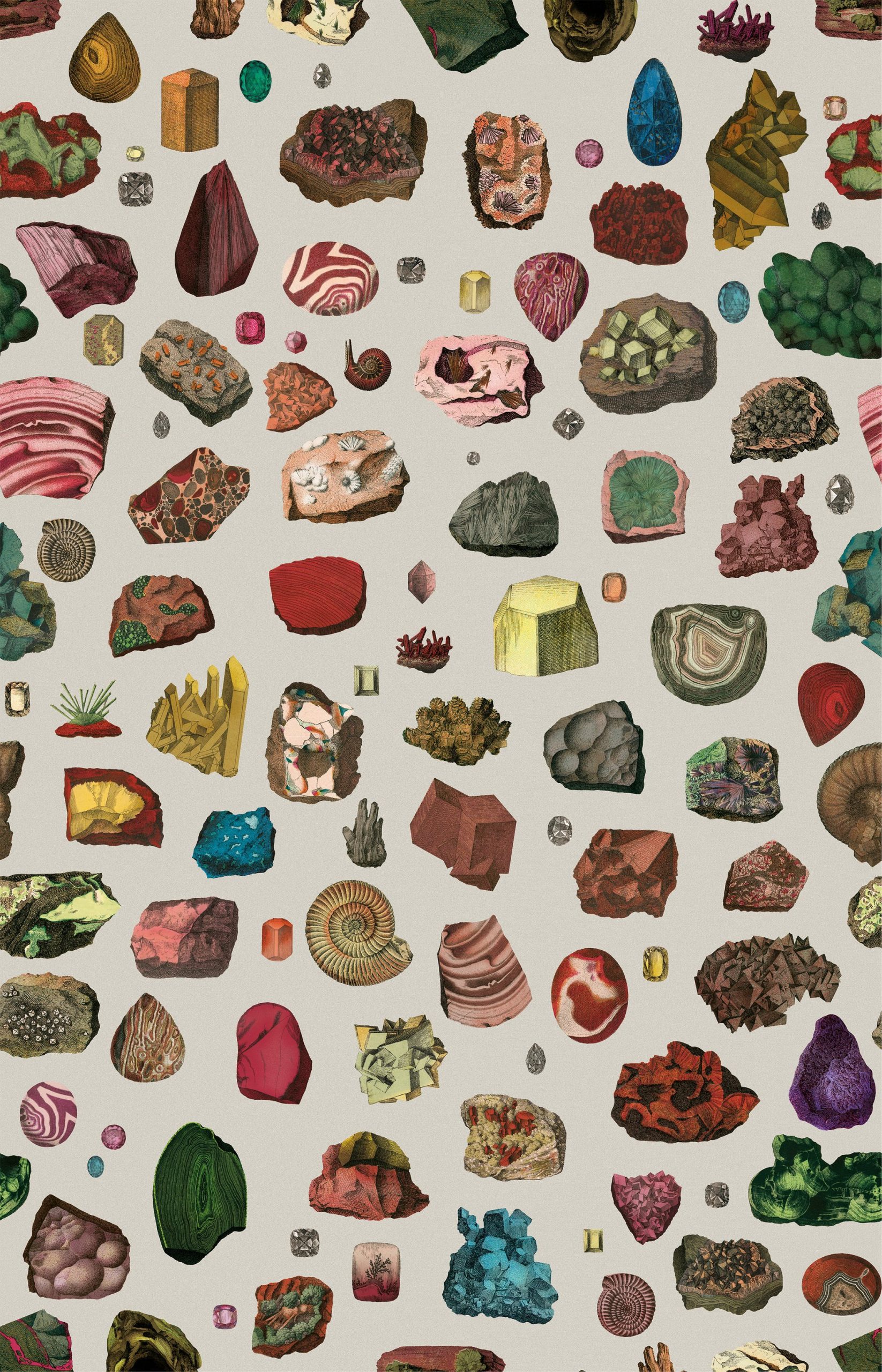 Papier peint design Crystals prêt-à-poser par Bien fait Paris