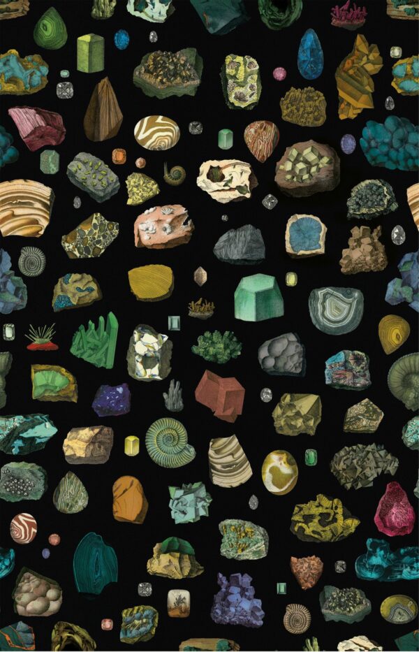 Papier peint design Crystals prêt-à-poser par Bien fait Paris