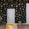 Papier peint design Crystals prêt-à-poser par Bien fait Paris