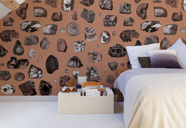 Papier peint design Crystals prêt-à-poser par Bien fait Paris