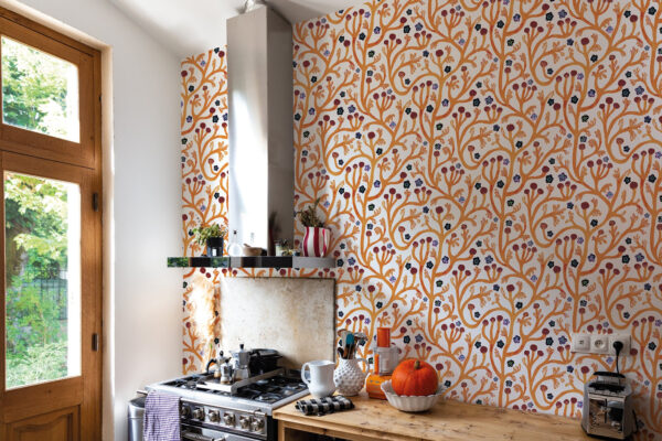 Papier peint design Cottage prêt-à-poser par Bien fait Paris