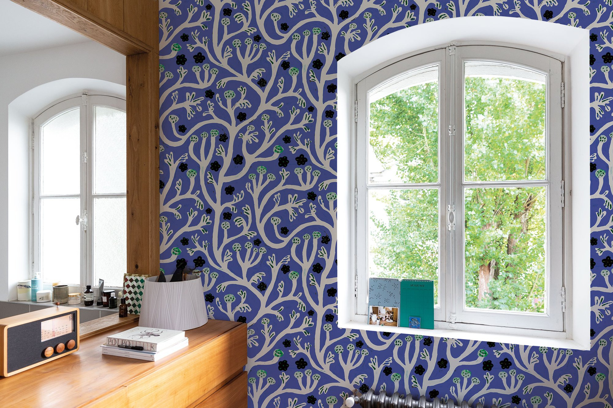 Papier peint design Cottage prêt-à-poser par Bien fait Paris
