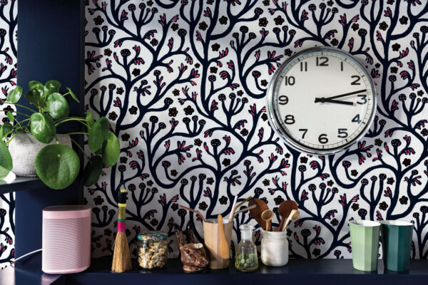 Papier peint design Cottage prêt-à-poser par Bien fait Paris