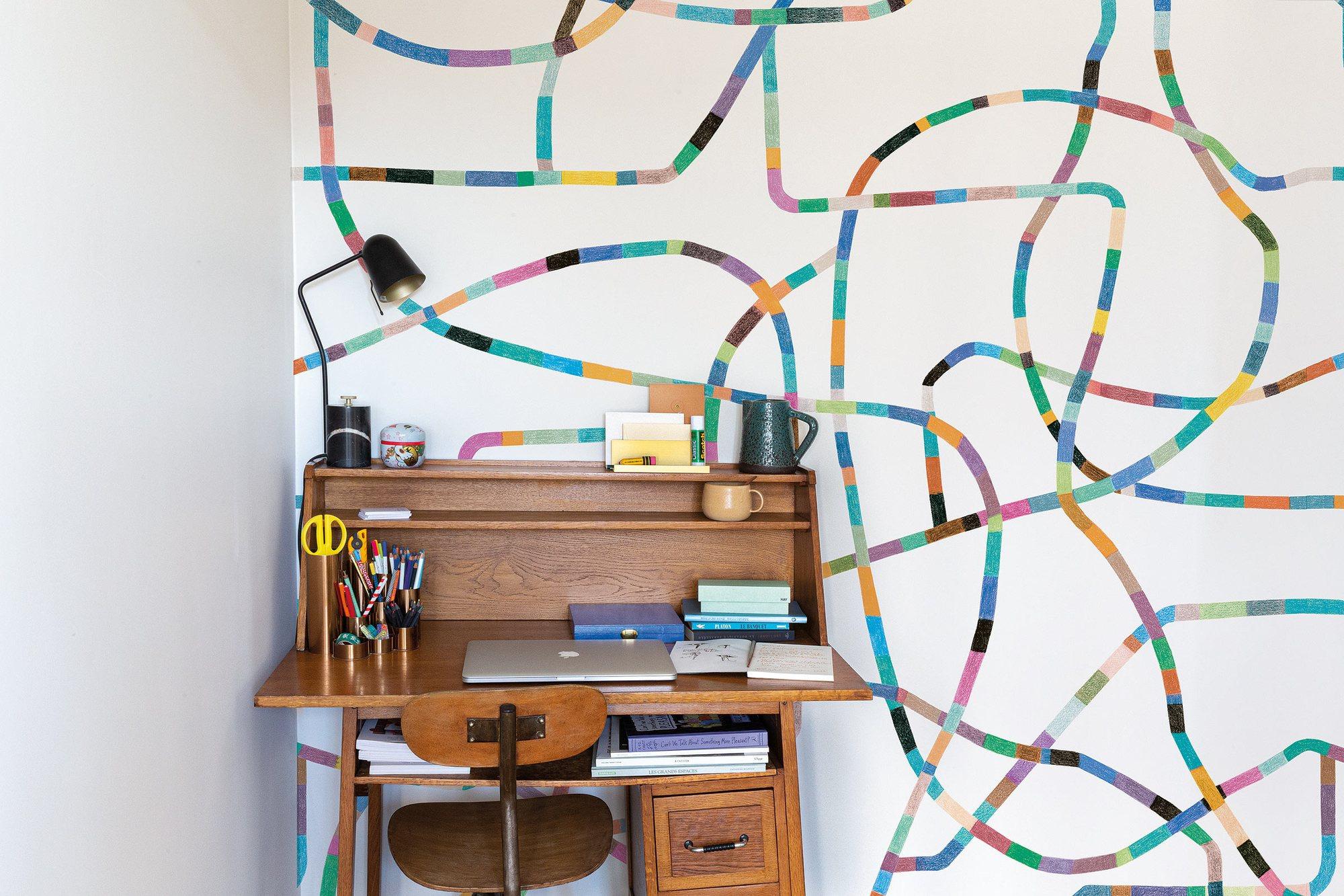Papier peint design Asana prêt-à-poser par Bien fait Paris