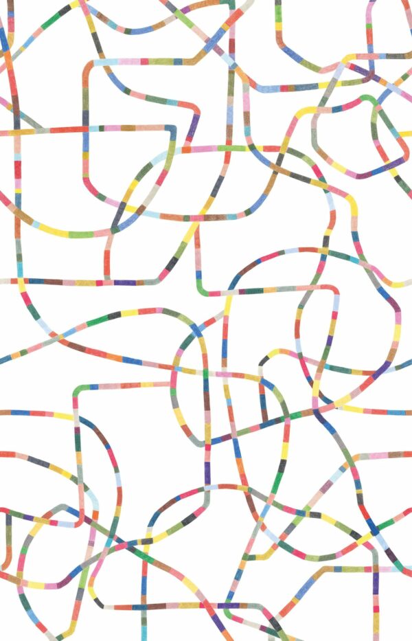 Papier peint design Asana prêt-à-poser par Bien fait Paris