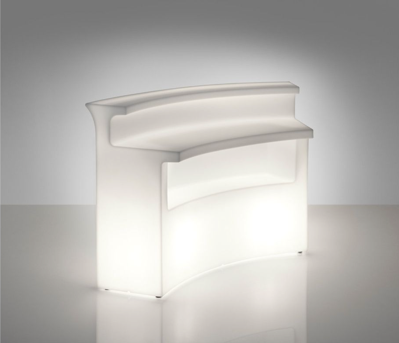 Bar lumineux Break bar Luminoso en polyéthylène par SLIDE Studio