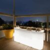 Bar lumineux Break Line Luminoso en polyéthylène par SLIDE Studio