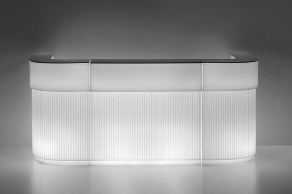 Bar lumineux Cordiale en polyéthylène par Roberto Paoli x SLIDE Studio