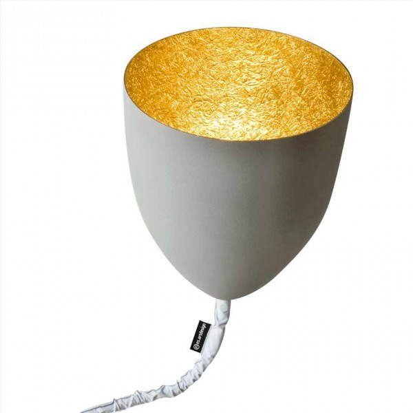 Lampadaire Flower cemento avec effet béton au design moderne