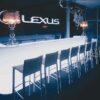 Bar lumineux Ice bar corner en polyéthylène par SLIDE Studio