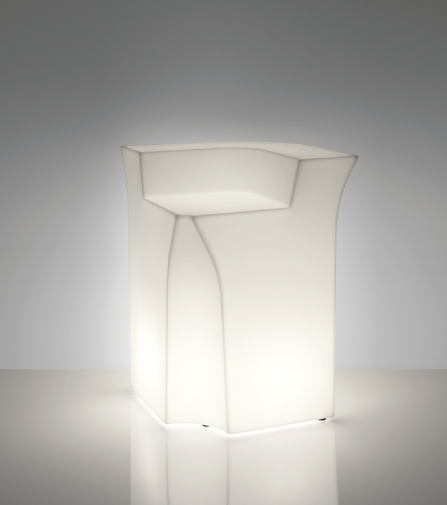 Bar lumineux Ice bar corner en polyéthylène par SLIDE Studio