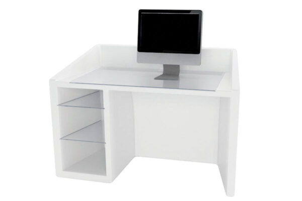 Bar / Bureau lumineux Kanal en polyéthylène par Bruno Houssin x SLIDE Studio