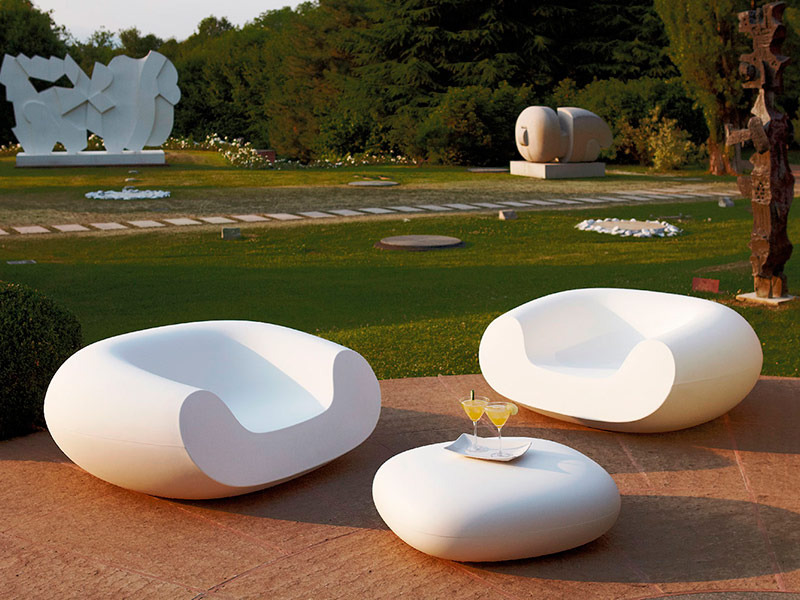 Fauteuil Chubby en polyéthylène par Marcel Wanders x SLIDE Studio
