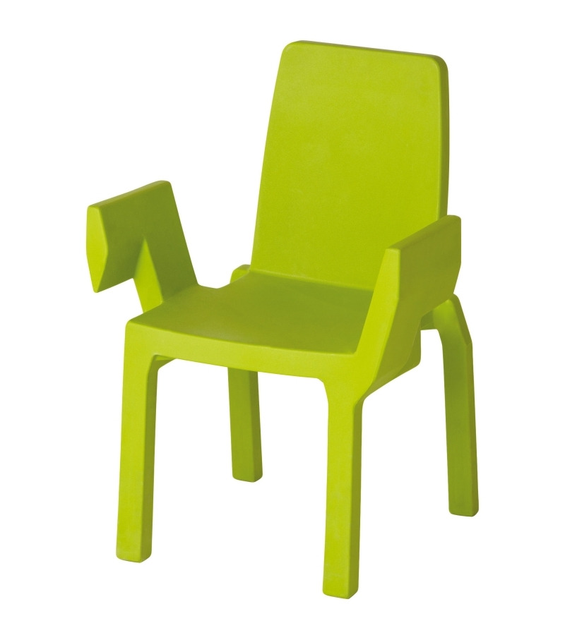 Chaise Doublix en polyéthylène par Stirum Design x SLIDE Studio