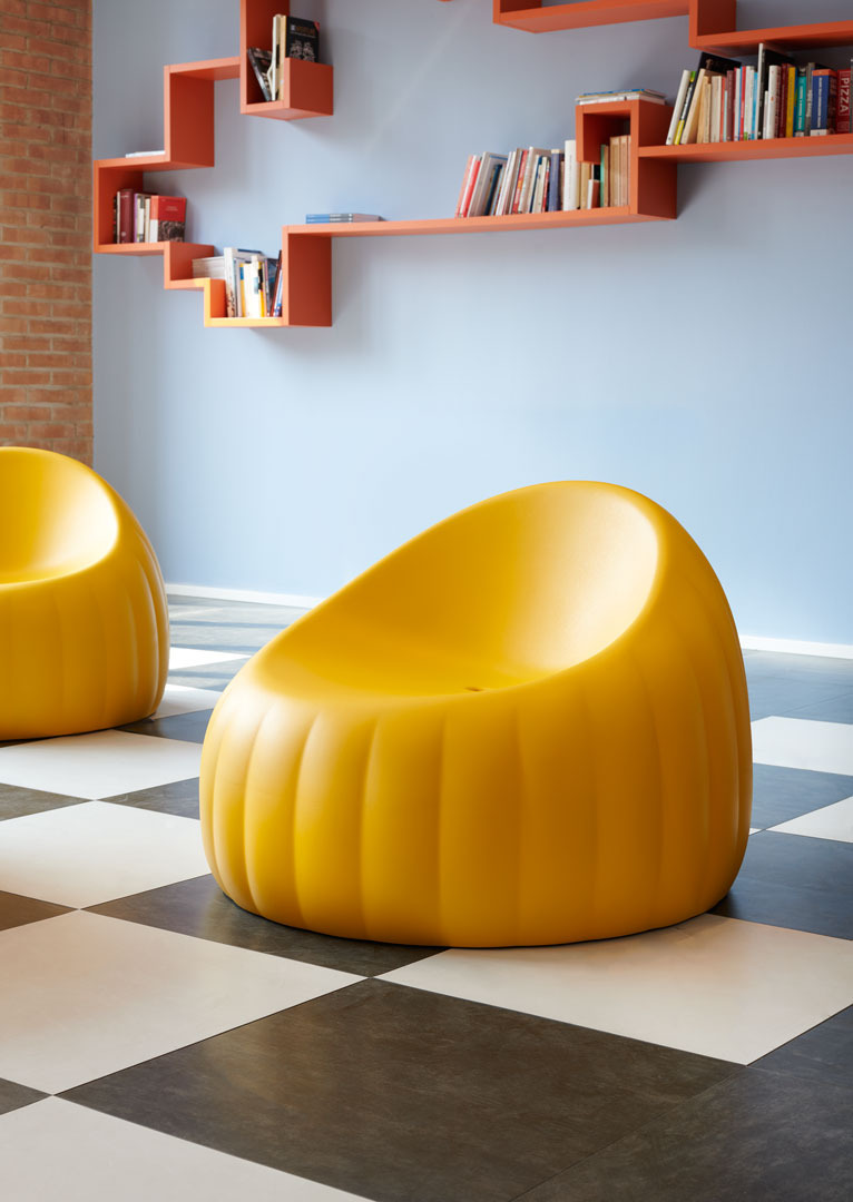 Chaise longue Gelée en polyuréthane soft par Roberto Paoli x SLIDE Studio