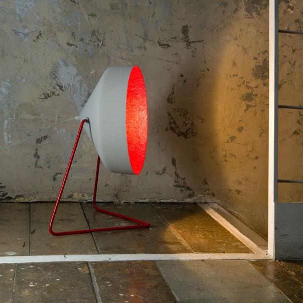 Lampadaire Cyrcus F cemento avec effet béton