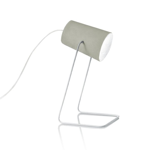 Lampe à poser Paint cemento avec effet béton