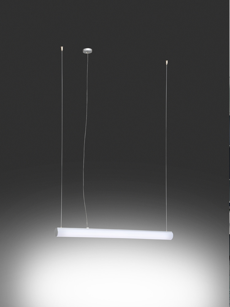 Abat-jour tubulaire Bath A Led en verre par Oriol Llahona x Alma Light
