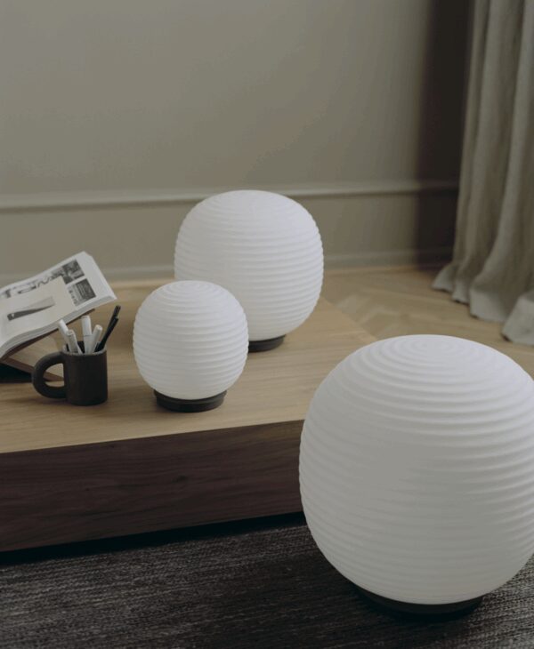 Lampe a poser Lantern en verre par Anderssen & Voll x New Works