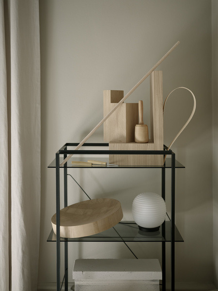 Lampe a poser Lantern en verre par Anderssen & Voll x New Works