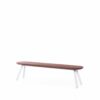 Banc bois d'Iroko You and Me par Stone Designs x RS Barcelona