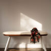 Banc bois d'Iroko You and Me par Stone Designs x RS Barcelona