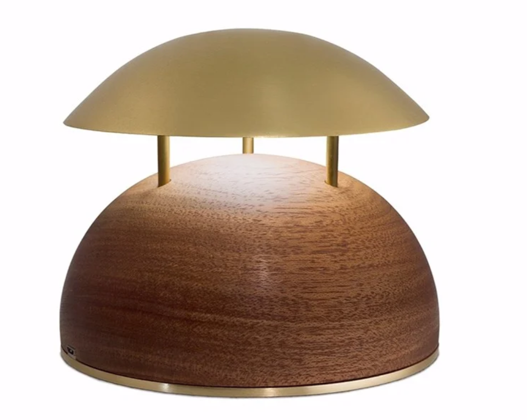 Baladeuse d'extérieur Bell en Bois par Cristian Cubina x Alma Light