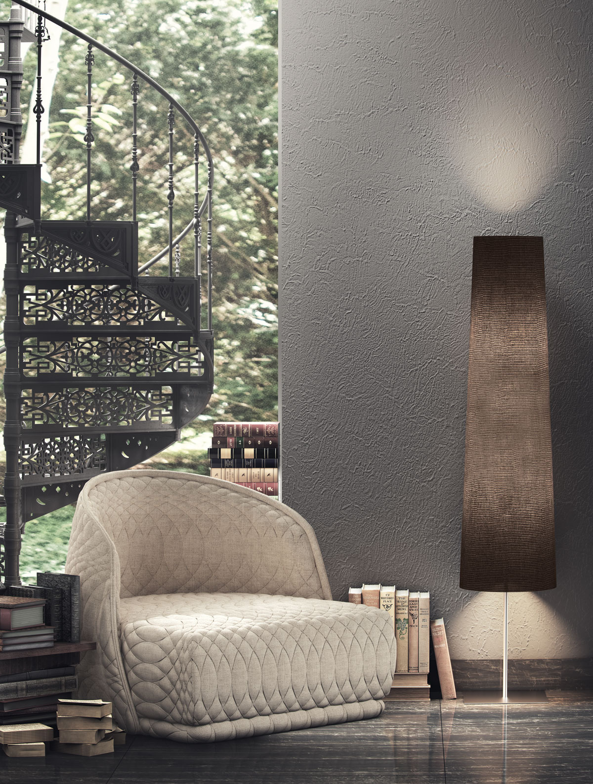 Lampadaire Hotel par Cristian Cubina x Alma Light