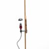 Lampe à poser 2D industriel 2 en bois