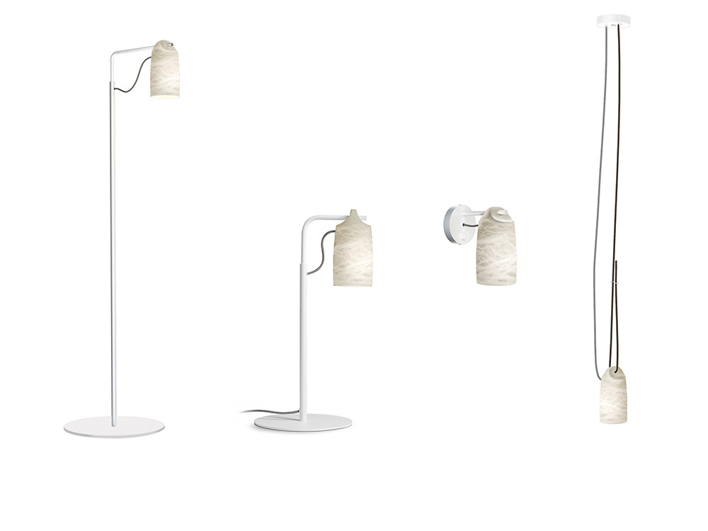 Applique murale Paros Alabaster par Josep Novell & Ernest Perera x Alma Light